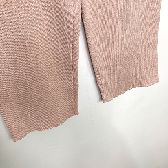 NWT SILK &‎ SALT Staycation Pink Sweat Pant Sz L - Picture 4 of 8